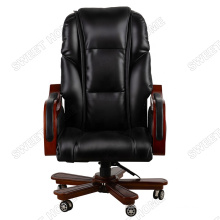 Wholesale Retro Style Electric Vibrating Office Massage Chair PU Leather Shiatsu Officer Chair Massager